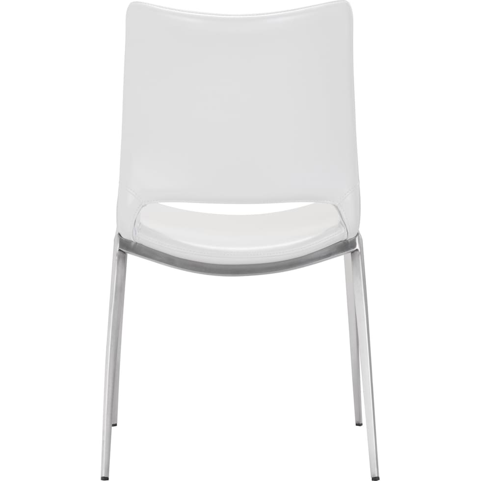 granger white dining chair   