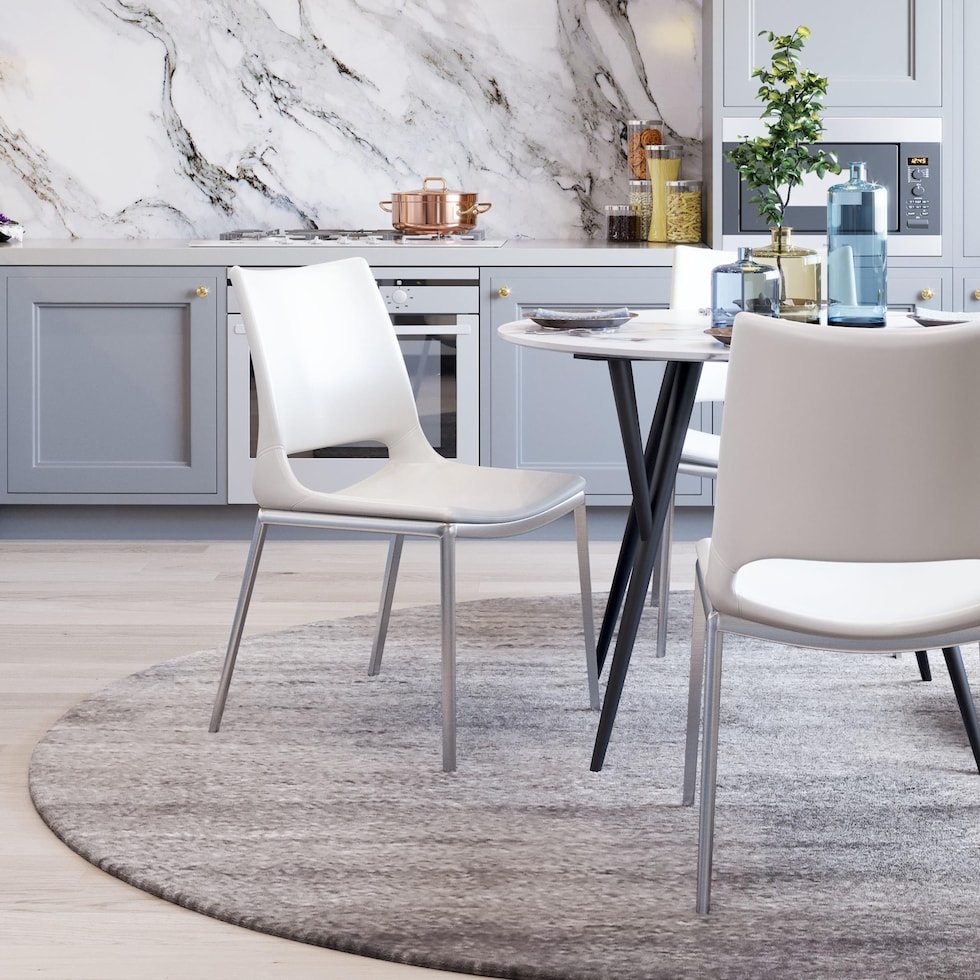 granger white dining chair   