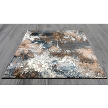 gray and brown rug   