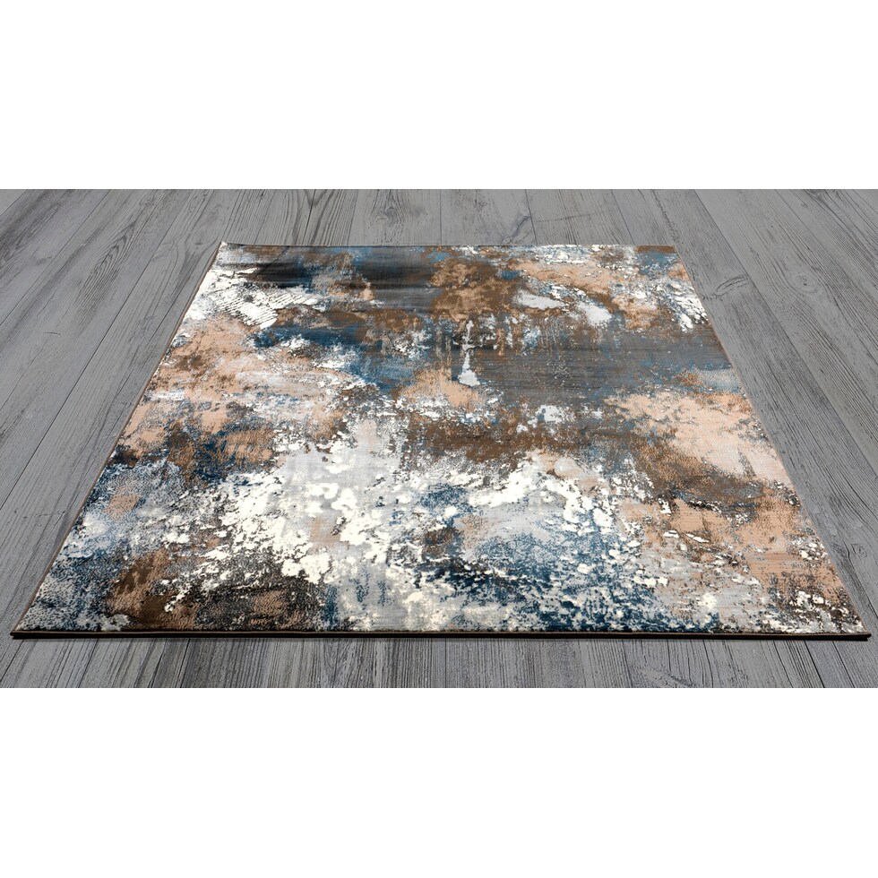 gray and brown rug   