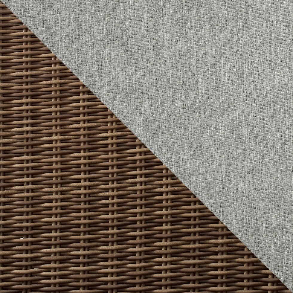 gray and brown swatch  