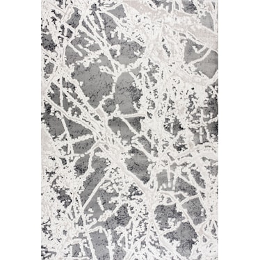 Iberis Rug - Gray/White