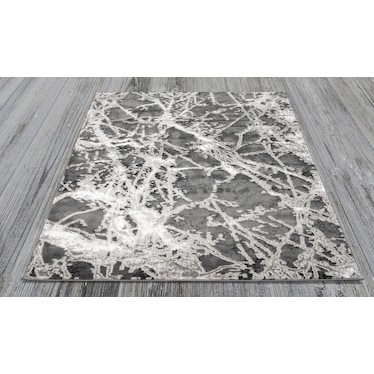 Iberis Rug - Gray/White