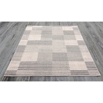 gray and white area rug  x    