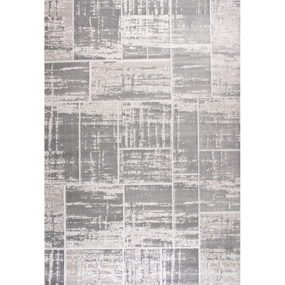 gray and white rug   