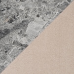gray marble beige natural legs swatch  