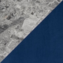 gray marble blue black legs swatch  