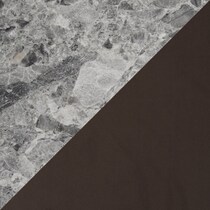 gray marble brown natural legs swatch  