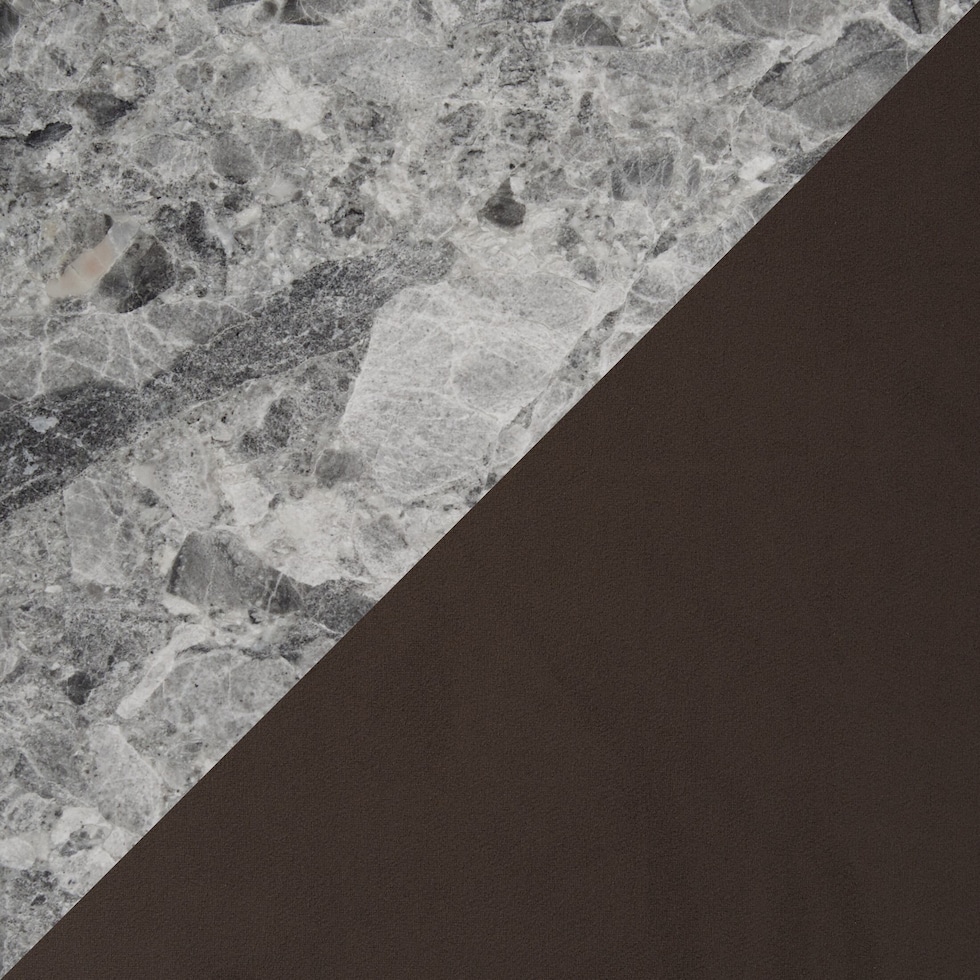 gray marble brown natural legs swatch  