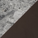 gray marble brown natural legs swatch  