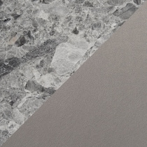 gray marble gray black legs swatch  