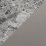 gray marble gray black legs swatch  