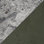 gray marble olive natural legs swatch  