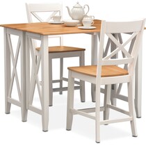 gray  pc counter height dining room   