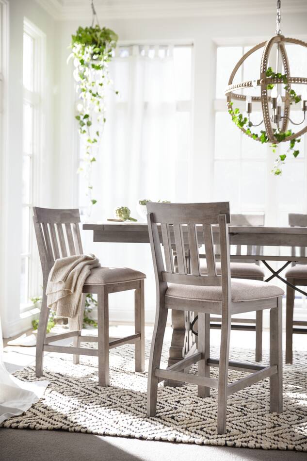 Charthouse CounterHeight Dining Table and 6 Stools Value City Furniture