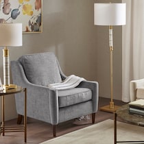 gray accent chair   