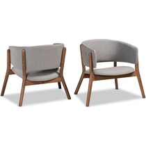 gray accent chair   