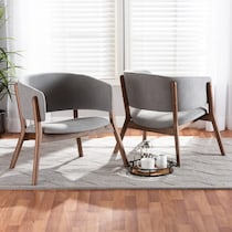 gray accent chair   