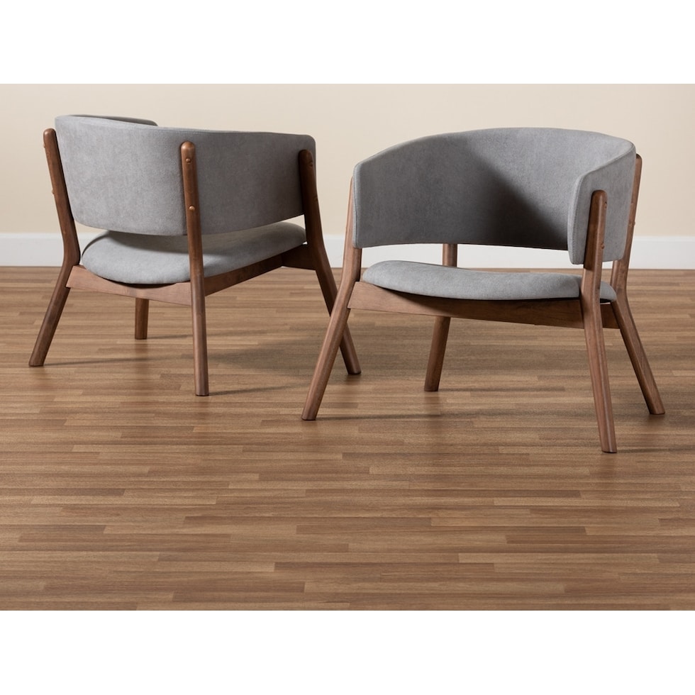 gray accent chair   