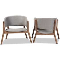 gray accent chair   