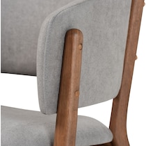 gray accent chair   