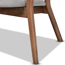 gray accent chair   