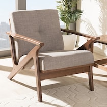 gray accent chair   