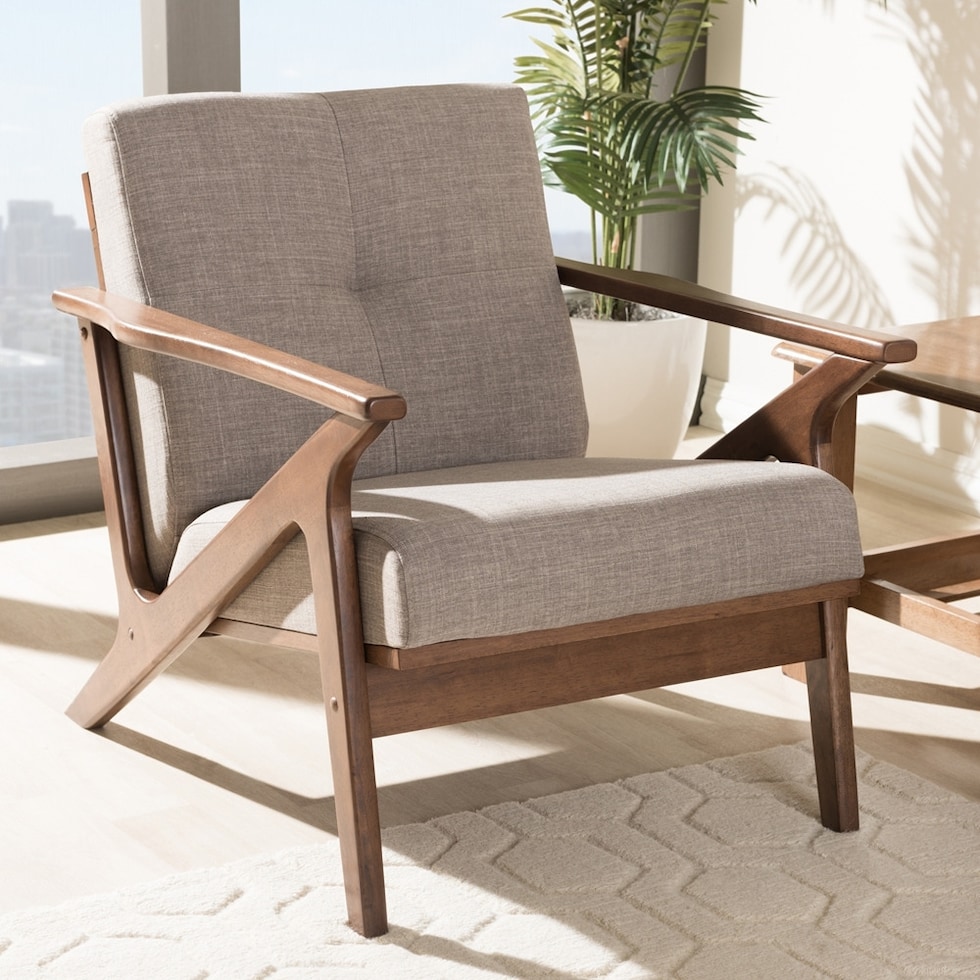 gray accent chair   