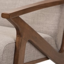 gray accent chair   