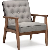 gray accent chair   