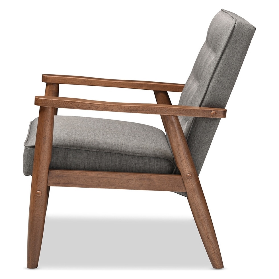 gray accent chair   