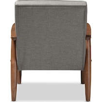 gray accent chair   