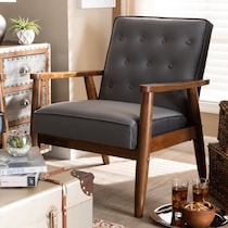 gray accent chair   