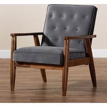 gray accent chair   