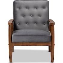 gray accent chair   