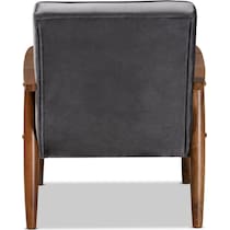 gray accent chair   