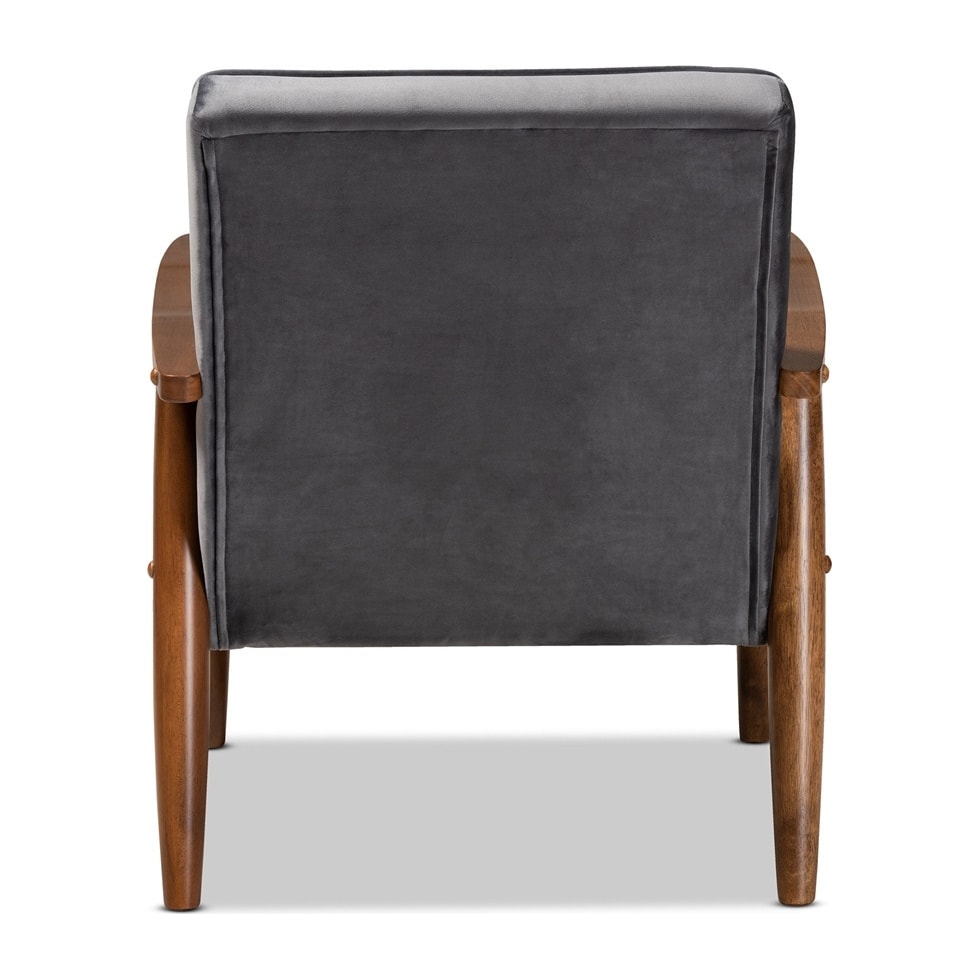 gray accent chair   