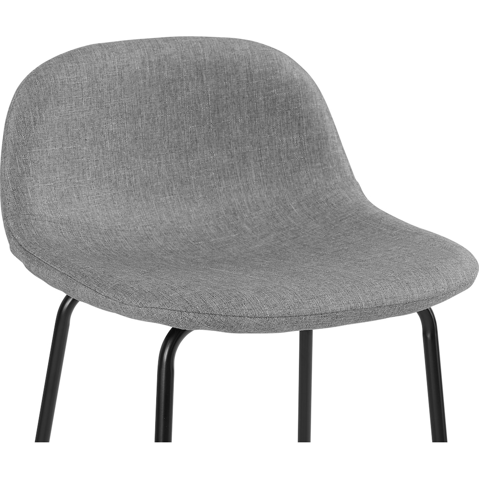 gray bar stool   