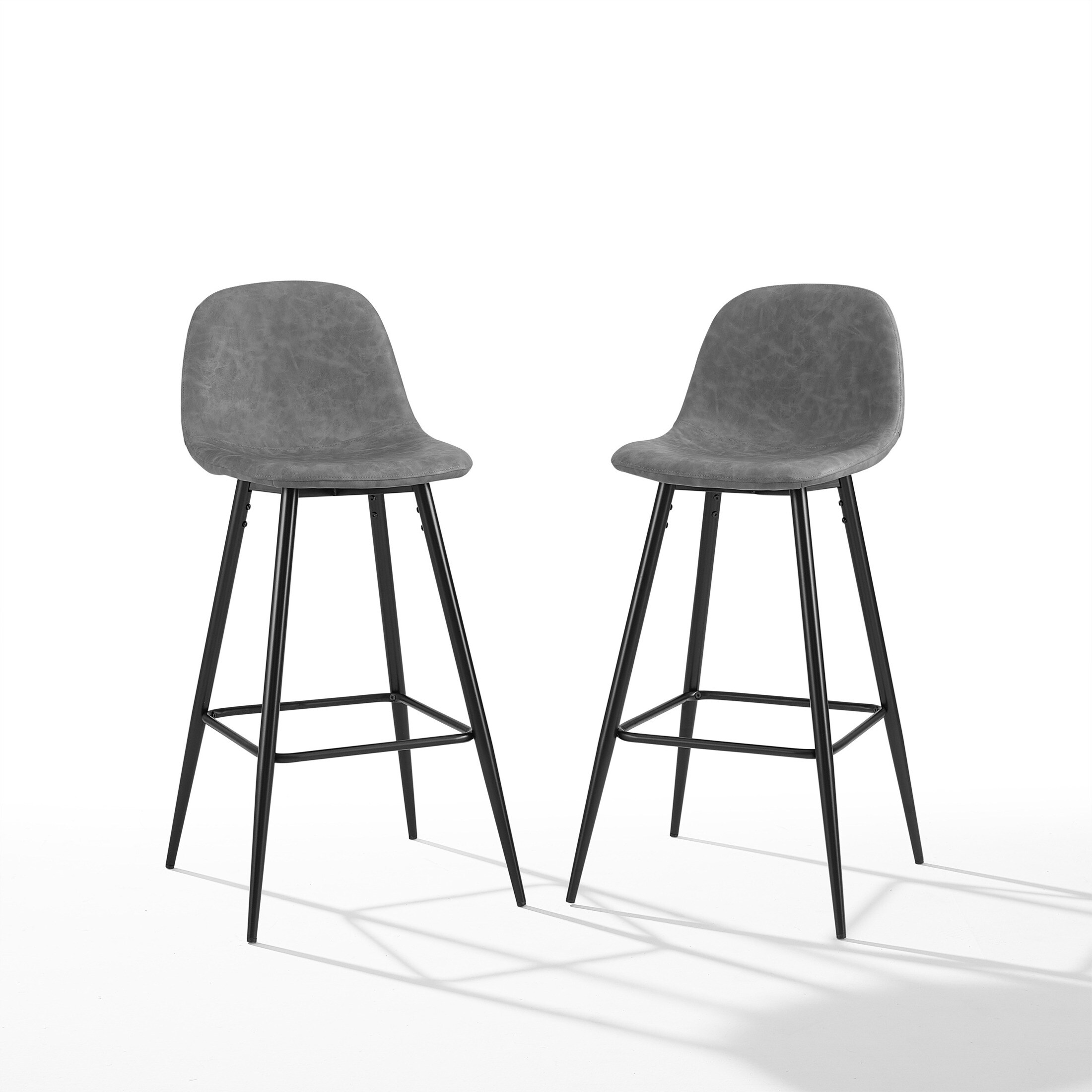 Bruno Bar Stool Set Gray Value City Furniture