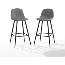 gray bar stools   