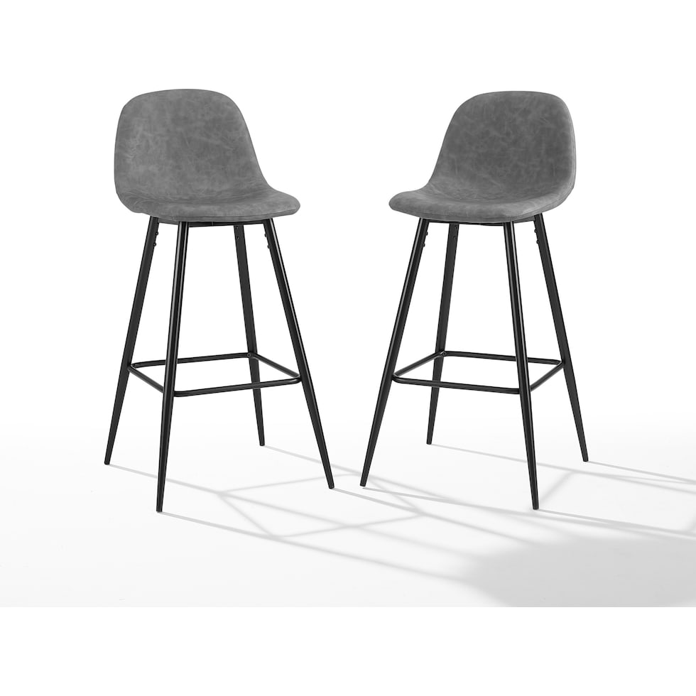 gray bar stools   