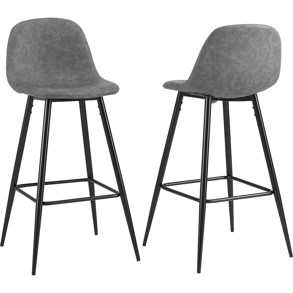 gray bar stools   