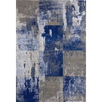 gray blue area rug  x    