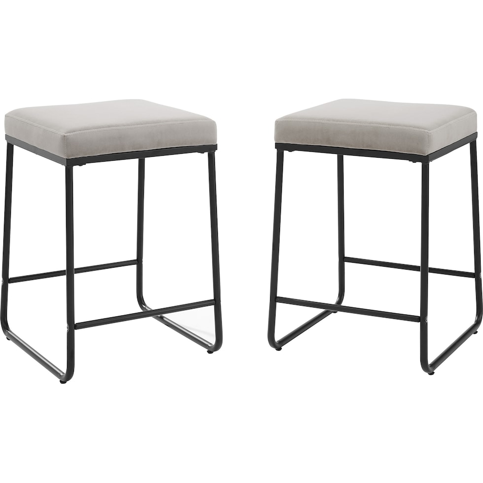 gray counter height stool   