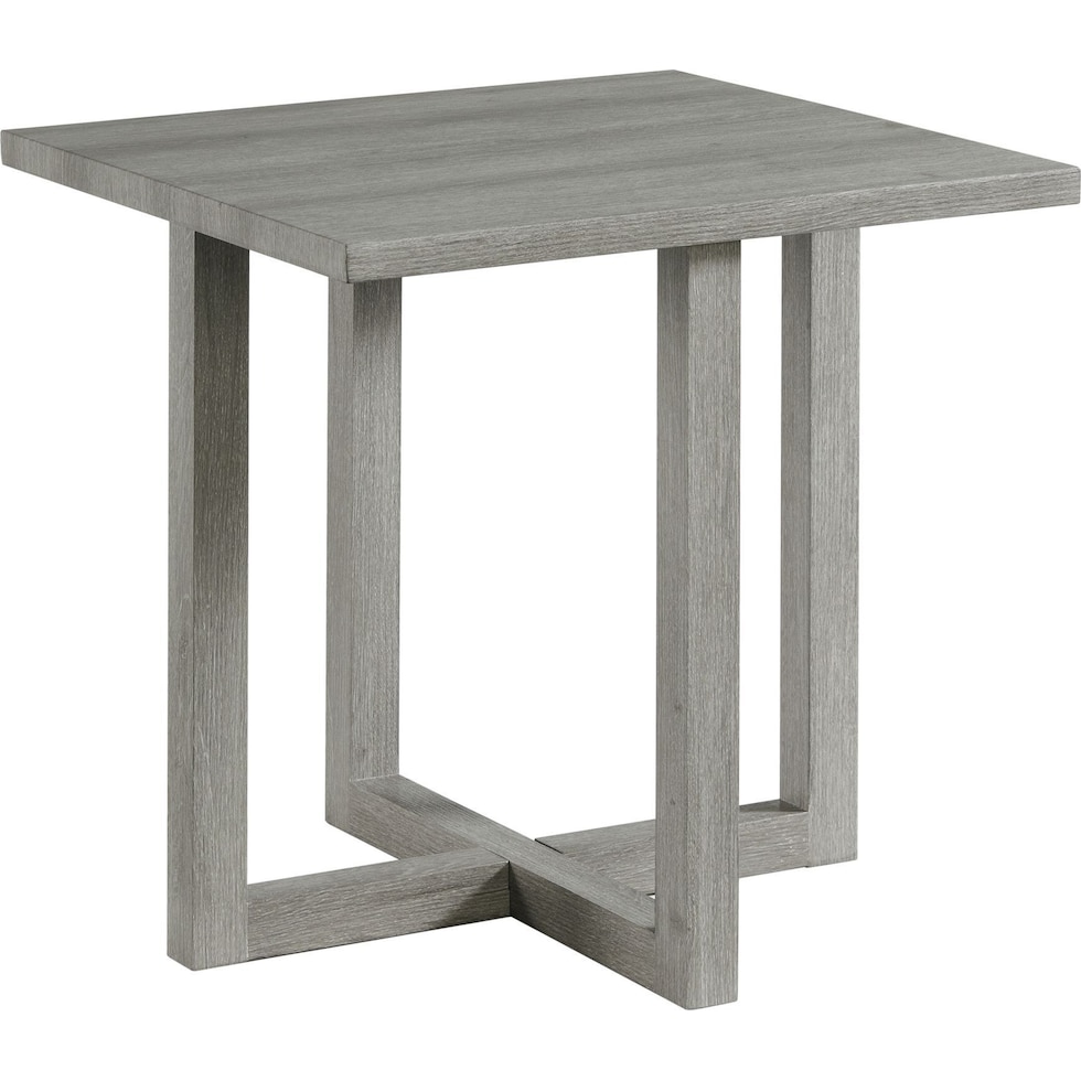 gray end table   