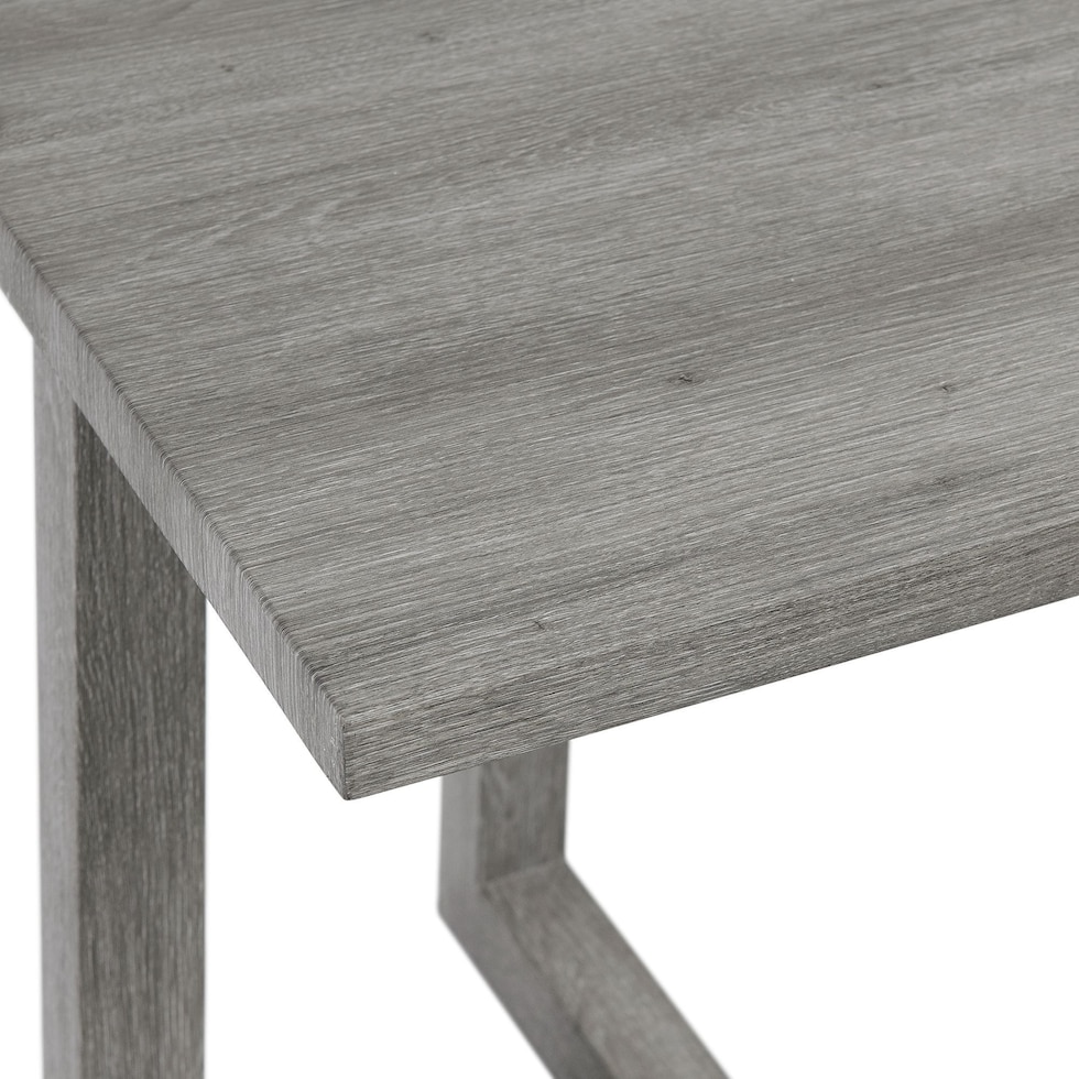 gray end table   