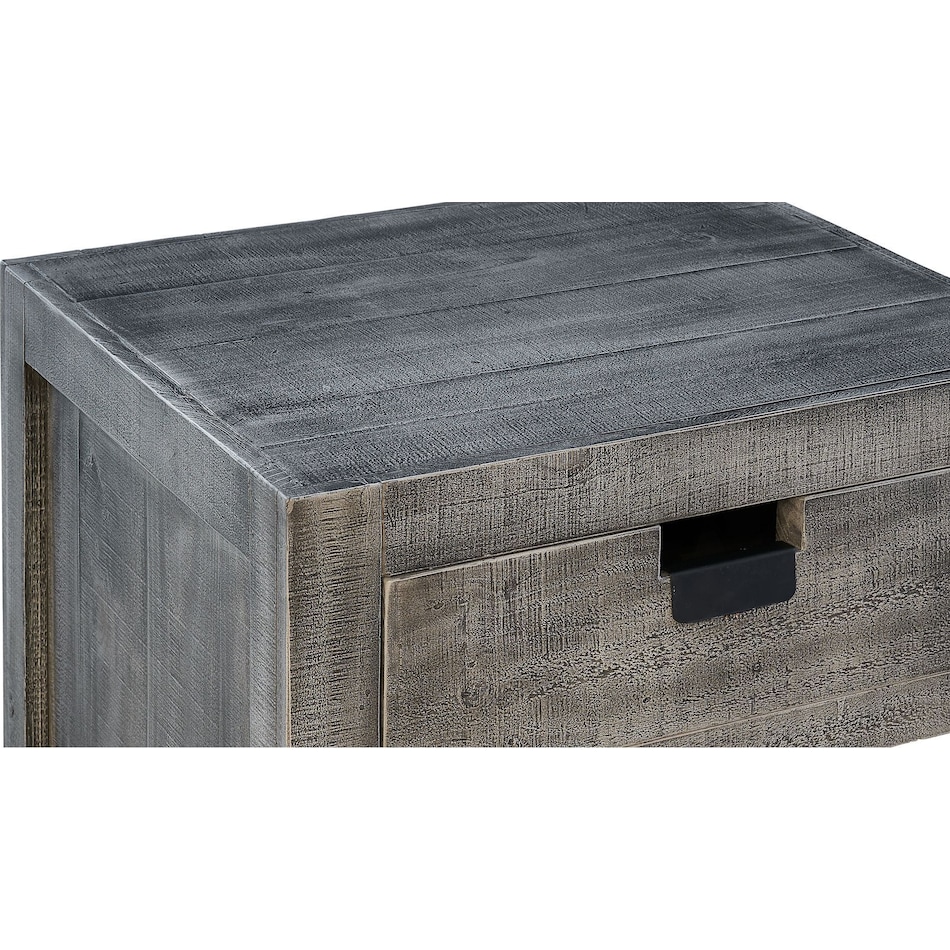 gray end table   