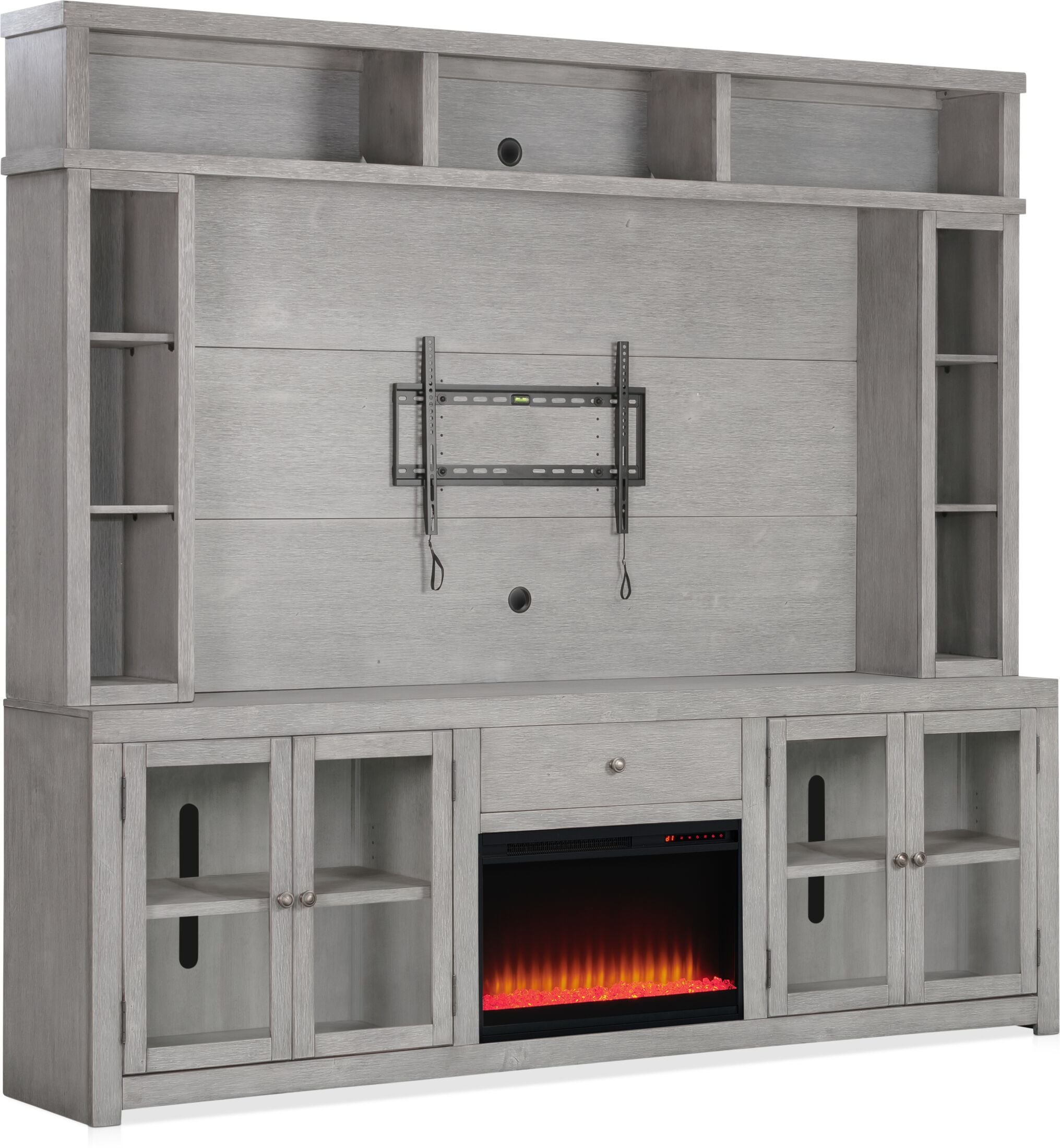 Butler Fireplace Entertainment Wall Value City Furniture