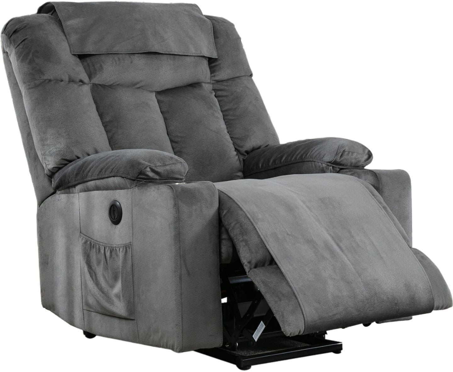 Gary Power Lift Recliner Gray Value City Furniture