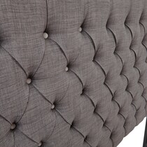 gray queen headboard   